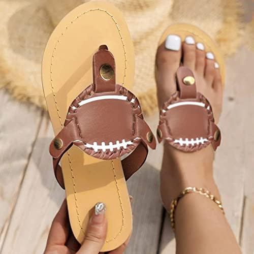 RBCULF ženski flip flops Slip na cipelama Ljetni ravni papuče moda otvoreni nožni prst podržavaju plažu casual sandale tobogane