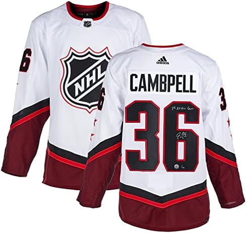 Jack Campbell potpisao je 2022 NHL All -Star 1. ASG igra Adidas Jersey /22 - Autografirani NHL dresovi