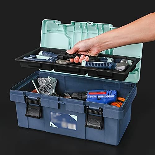 Kutije za alate za alate za alate za alate s uklonjivim ladicama i prijenosnom ručicom čvrsto izdržljive za hardver zanatske pribor