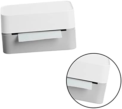 Homoyoyo kutija za kućni dodaci Tkivno kutija praktična kutija za salveti spremnik kontejner kutija za papir papirsko svijetlo sivo