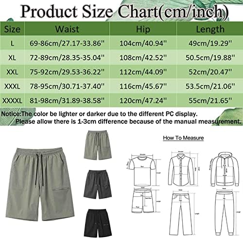Muške kratke hlače za trčanje jednobojne hlače Na vezanje široke Muške kratke hlače u boji ravne ljetne sportske casual