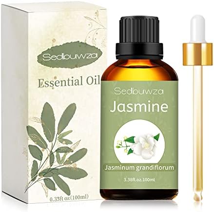 Jasmine esencijalno ulje organsko čisto i prirodno jasminovo ulje za difuzor, parfem, njegu kože, aromaterapija, kupka - 100 ml/3,38oz