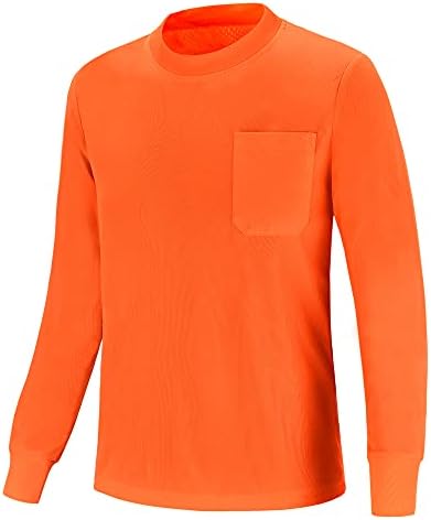 A-Safety Hi Vis Sigurnosna majica, polova s ​​kratkim rukavima Pozo za prozračnu košulju hladnjak visoke vidljivosti košulja