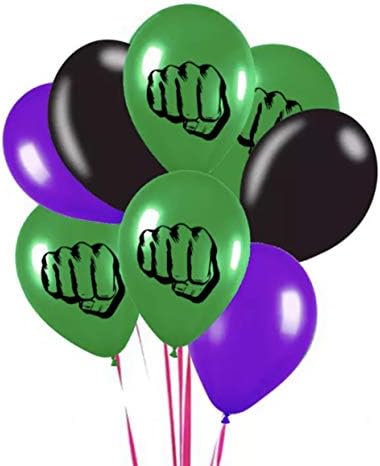 Nevjerojatni Hulk Teme Emblem Party Latex 8 komada balona set 12 inča