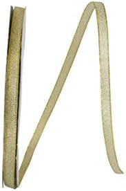 Relisantna vrpci metalna iskričava svjetlucava vrpca, 3/8 inča x 100 metara, lagano zlato