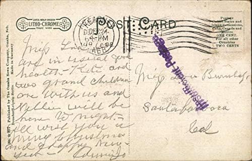 Sudnica Kirnie, Nebraska, Sjeverna Karolina originalna Antikna razglednica iz 1908