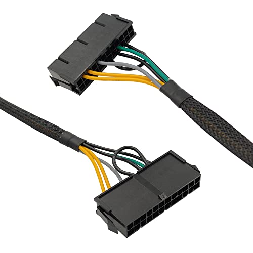 Yezriler od 24 pin do 6 pin ATX PSU adapter adapter kabel za rukave za matičnu ploču Dell sa 6 pin priključka od 13 inča