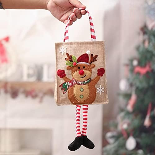 Badnjak Božićni ukrasi poklon vrećica Poklon vrećica torba za jabuke torba za Tote dječja blagdanska poklon vrećica za slatkiše torba