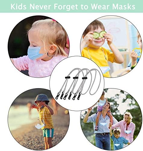Remen za pričvršćivanje maske za djecu, Remen s dvostrukom kopčom, podesiva duljina remena za pričvršćivanje maske za lice, prikladan