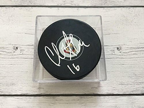 Clark MacArthur potpisao je hokejski pak Ottava Senators s autogramom NHL Pak s autogramom ottava Senators