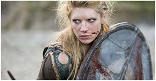 Vikings Travis Katheryn Winnick kao Lagertha koja se bori s bojnim ranama 8 x 10 fotografija