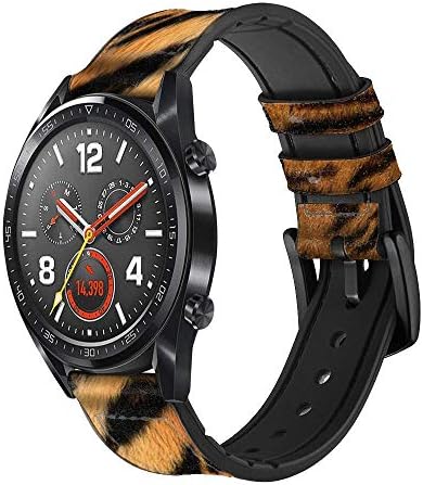 CA0528 Tiger Stripes Grafički tiskana kožna kožna traka Smart Watch remen za ručni sat Smartwatch Smart Watch Veličina