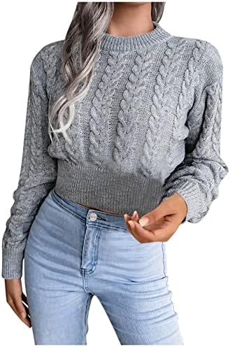 Ženski ružni božićni džemper zimski gornji stil Style povremeni pleteni džemper s dugim rukavima