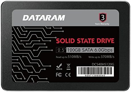 Dataram 120 GB 2,5 SSD pogon Solid State pogon kompatibilan s HP ProBook 455 G4