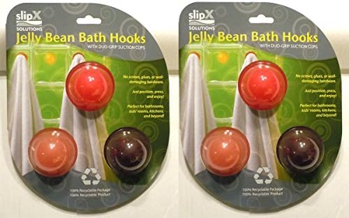 Slipx Solutions Jelly Bean kuke za kupanje s usisnim čašama - ruže