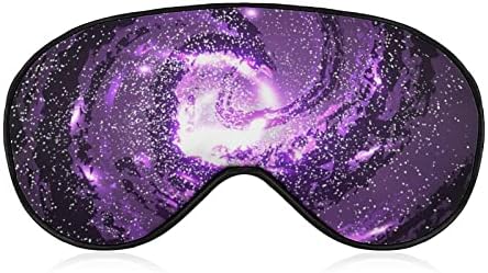 Ljubičaste galaksije maglice kozmos maska ​​za spavanje mekana maska ​​za oči Efektivno sjenčanje povez s očima s elastičnim podesivim