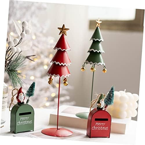 Sewacc kovano željezo božićno drvce zatrpan ukrasi de nordijski darovi Željezo umjetničko božićno drvce Mala božićna drvca sićušno