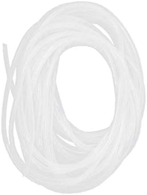 Aexit 5,7m dugačka ožičenja i povezivanja bijelog pe polietilen spiralnog kabela omota toplinska cijev cijev za cijev 6 mm