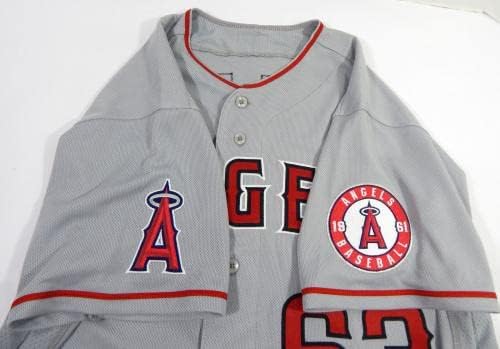 2022 Los Angeles Angels Kyle Tyler 63 Igra izdana Grey Jersey 46 DP39510 - Igra korištena MLB dresova