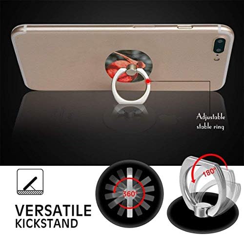 Držač mobitela Red Bird Beauty Ring Držač telefona s podesivim okretanja za 360 ° Postolje za prsten na prst za iPad, Kindle, Phone