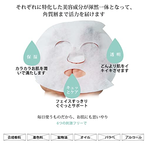 [; 000512-08-012]; [probni set; 12 listova;] maska za lice; Made in Japan - nagradite se, hidratizirajte kožu.