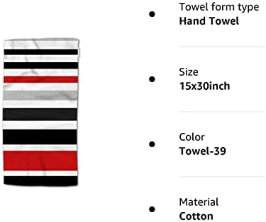 Hgod dizajnira ručnike za trake multicolo prugaste crne crvene meke ručnike za kupaonicu kuhinjsku joga teretanu ukrasni ručnici 15