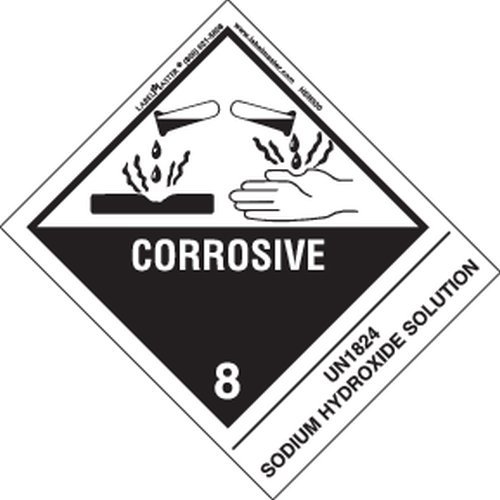 Oznaka korozivna otopina natrijevog hidroksida 85300, zaštitna, 4,75 95