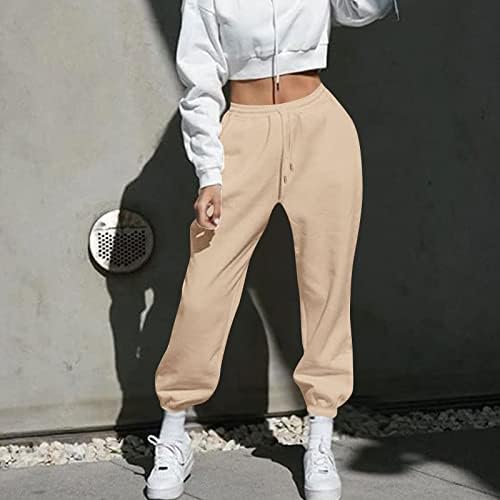Gumipy ženske povremene trenirke labave ugodne vreće za vježbanje hlače visokog struka Jogger hlače aktivna odjeća