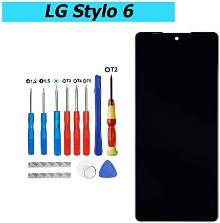LCD zaslon Vvsialeek kompatibilan sa LG Stylo 6 LMQ730TM LM-Q730TM 6,8-inčni LCD zaslon osjetljiv na dodir crne boje s alatima