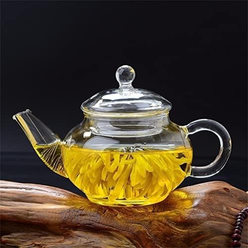 Ccbuy staklo visoki otpor 250 ml stakleni čaj lonac veliki bistri čaj lonac cvijet čaj čaj set puer kotlića uredski alat