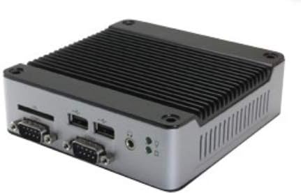 Mini-kućište PC-EB-3360-B1C1422 opremljen sa RS-232 x 1, RS-422 x 2, luka CANbus x 1, luka SATA x 1 i funkcijom za automatsko uključivanje