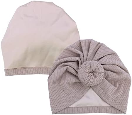 Svilena satenska podstava turban kapa za bebe, kapa za djevojčice i dječake, pamučna kapa za novorođenčad, kape za tuširanje za malu