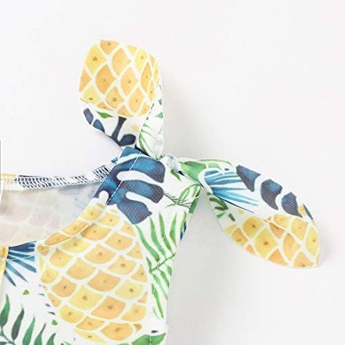 2-dijelni Bikini komplet za djevojčice kupaći kostimi za djevojčice dvodijelni Bikini komplet s printom ananasa cvjetni tankini za