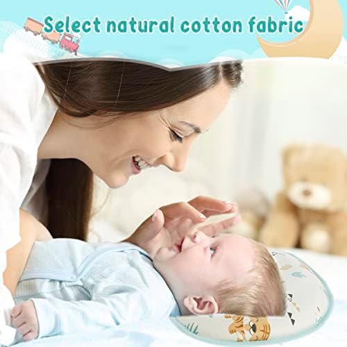 Hotbest Slatki jastuk za djecu mekani prozračni jastuci za bebe za spavanje glave i vrata jastuci za potporu pamuka novorođenčad prijenosni