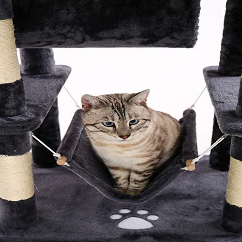 N ++ a mačji stablo condo namještaj mačića toranj kućni ljubimac mačaci igraju kuću s ogrebotinama stupovi s visećim visećim tunelom