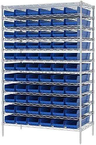 Akro-Mils 30164 Plastični spremnici za kante za organiziranje i skladištenje za ormar, kuhinju, uredsku ili smočnicu, 24-inčni x 6-1/2-inčni