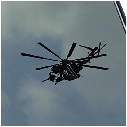 Sikorsky CH-53E Super stadion pilot u letu vinil naljepnica naljepnica naljepnica marinaca mornarički helikopter S-80