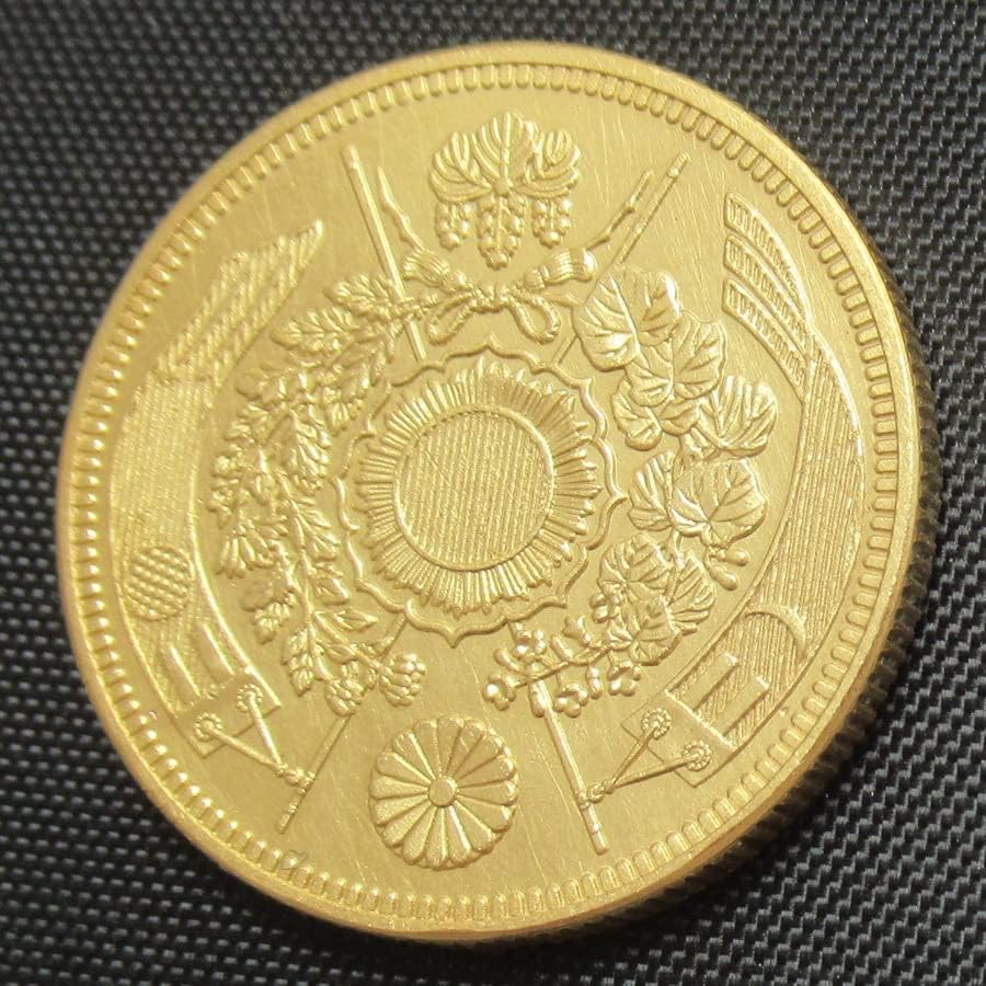 Japanski zlatni novčić 10 Yuan Meiji 9 godina Zlatna replika Komemorativna kovanica