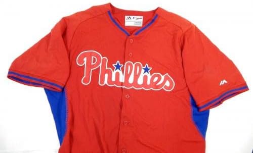 2014-15 Philadelphia Phillies Reyes 27 Igra je koristila Red Jersey St BP 46 049 - Igra korištena MLB dresova