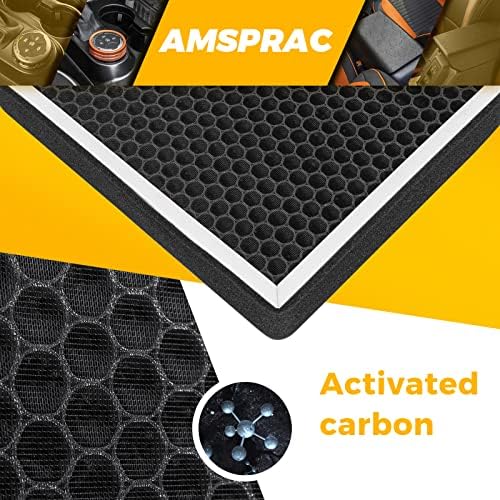 AMSPRAC Zamjena filtra zraka u kabini, kutija za rukavice za suvozačeve Aktiviranog ugljika ugljika HEPA zračni filter prikladna za