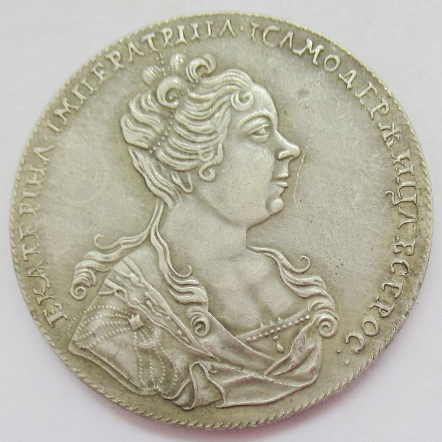 Ruska 1726. Strana replika naplaćena srebrna kovanica