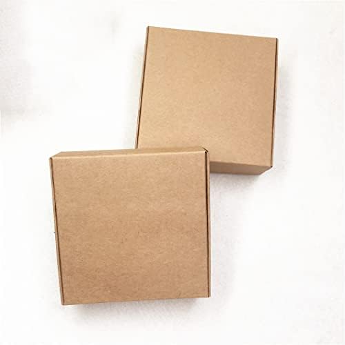 20 kom prirodni smeđi Kraft papir kutija za pakiranje malih darova kartonska kutija za svadbene zabave pakiranje kutija za pakiranje