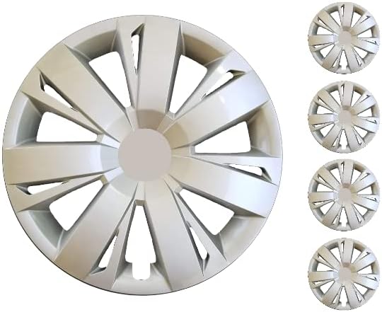 Copri set od 4 kotača s 16-inčnim srebrnim hubcap-om u Nissan