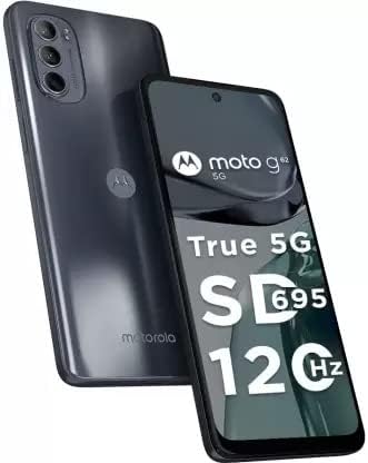 Motorola Moto G62 Dual -SIM 128 GB ROM + 8GB RAM -a Tvornica otključana 5G pametni telefon - Međunarodna verzija