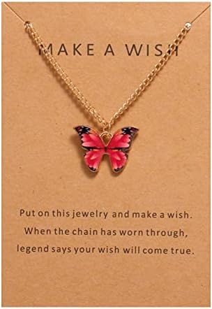 Jednostavan i osjetljiv dizajn ogrlice legura leptira prikladan je za sve prigode Male žene ogrlice