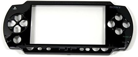 Za PSP 1001 PSP 1000 Crna prednja ploča prednja poklopca kućišta za zamjenu školjke