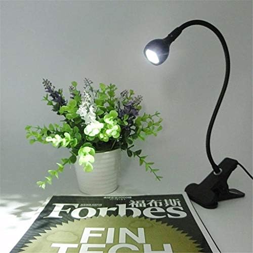 Yang1mn LED stolna svjetiljka s isječkom 1W Fleksibilna LED lampica USB napajanje LED za čitanje knjigovodstvene svjetiljke, 1