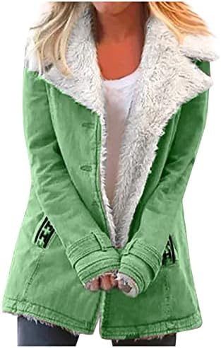 Zimska odjeća za žene, 2022 topli modni kaputi povremeni nejasni flece Sherpa jakne kapuljače pulover plus size plišani vrhovi