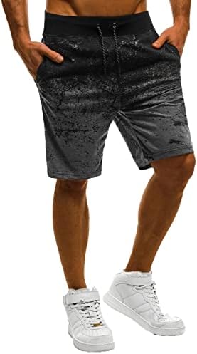 Muške sportske kratke hlače za trčanje za muškarce, ljetne Ležerne sportske kratke hlače s tintom s tintom