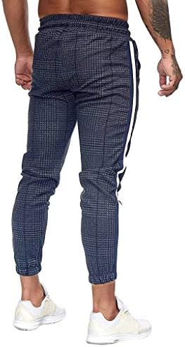Wuai-Men Slim Jogger Sweatpants, Stripe Radne hlače, hlače za trening za sportsku teretanu, atletske jogging hlače